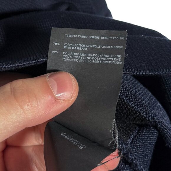 Balenciaga 2014 Navy Tonal Striped Band Crewneck Sweater - Picture 6 of 6